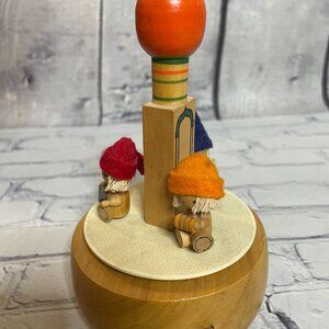 Vintage 70's Schmid Musical Toy #209 It's A Small World